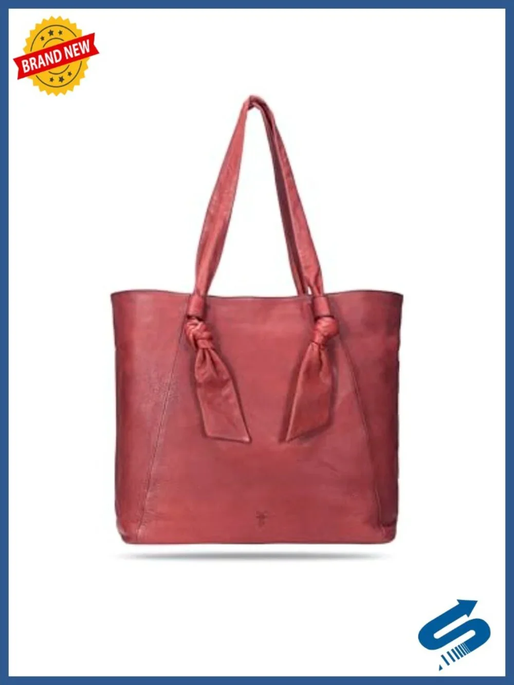 Frye Nora Knotted Tote 100% Leather Women's Handbag with Slip Pockets